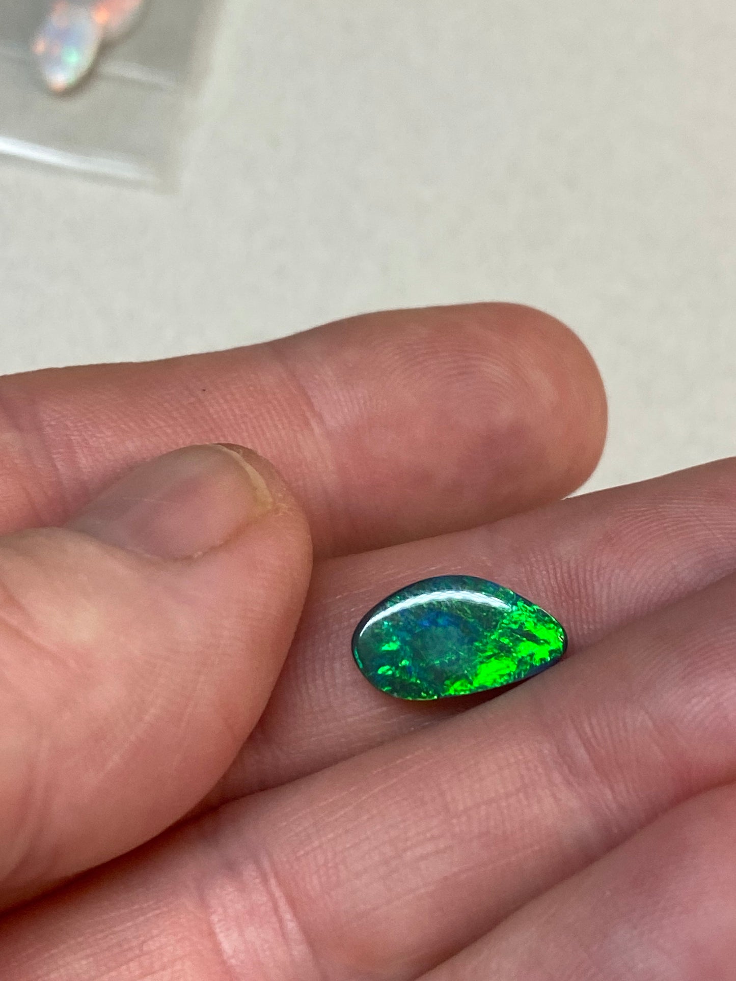 Green black opal