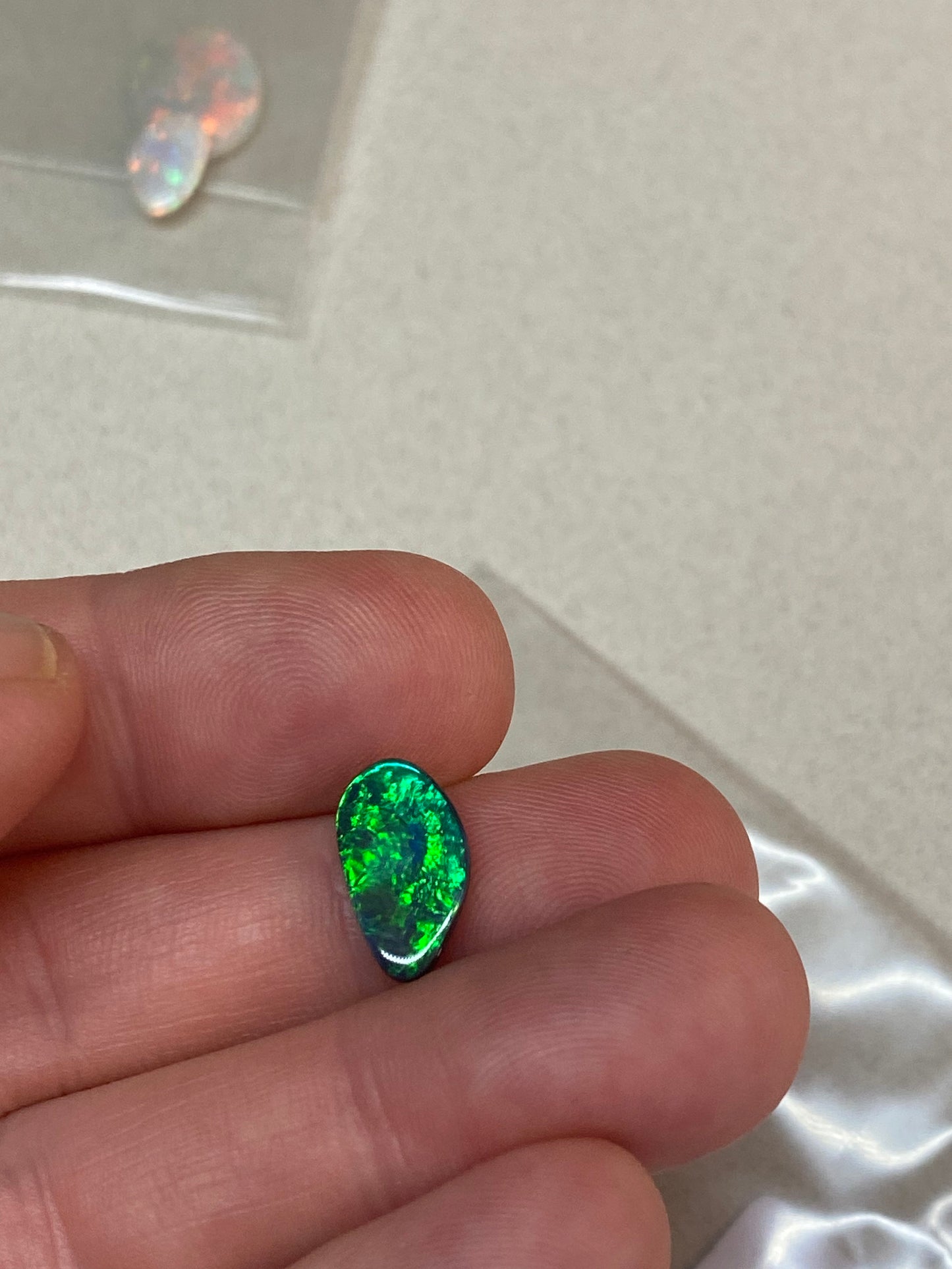 Green black opal