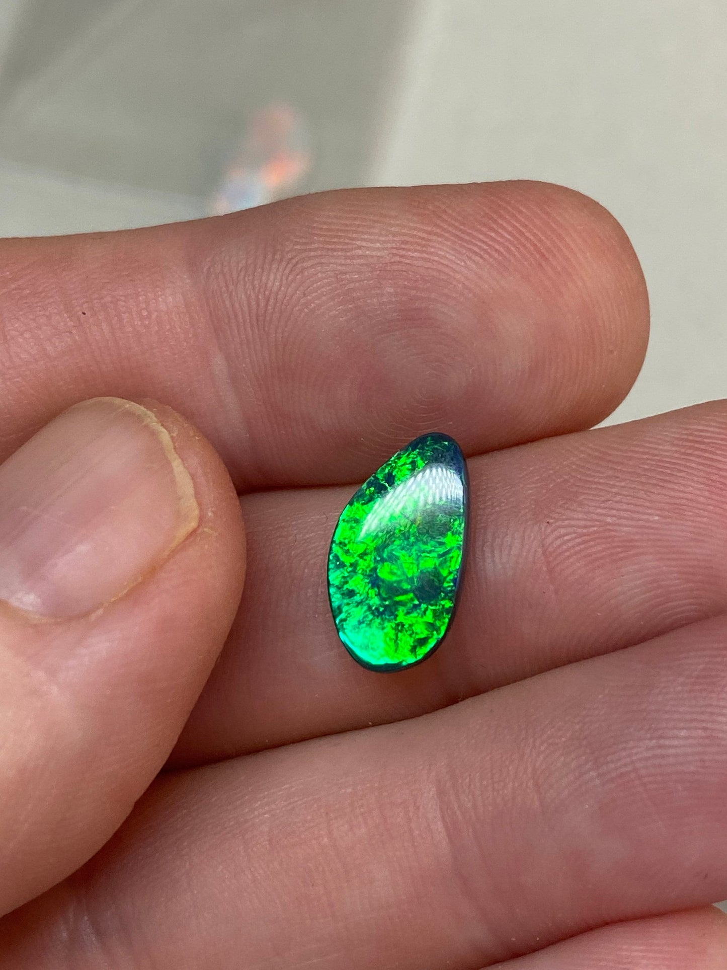 Green black opal