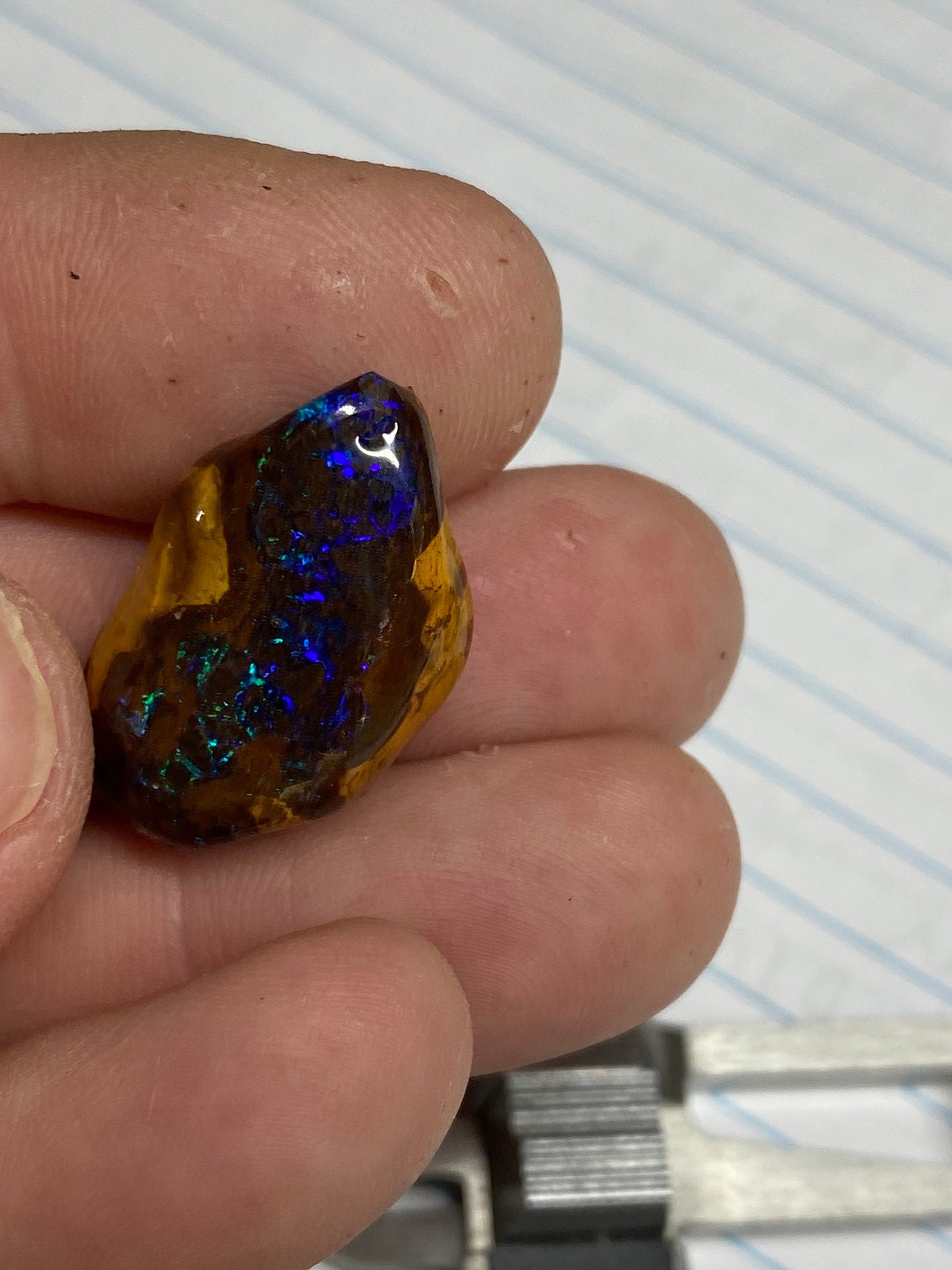 Purple Boulder Opal
