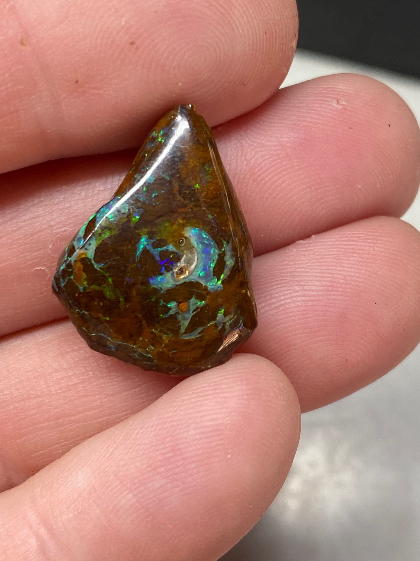 Purple Boulder Opal - beautiful, raw, organic