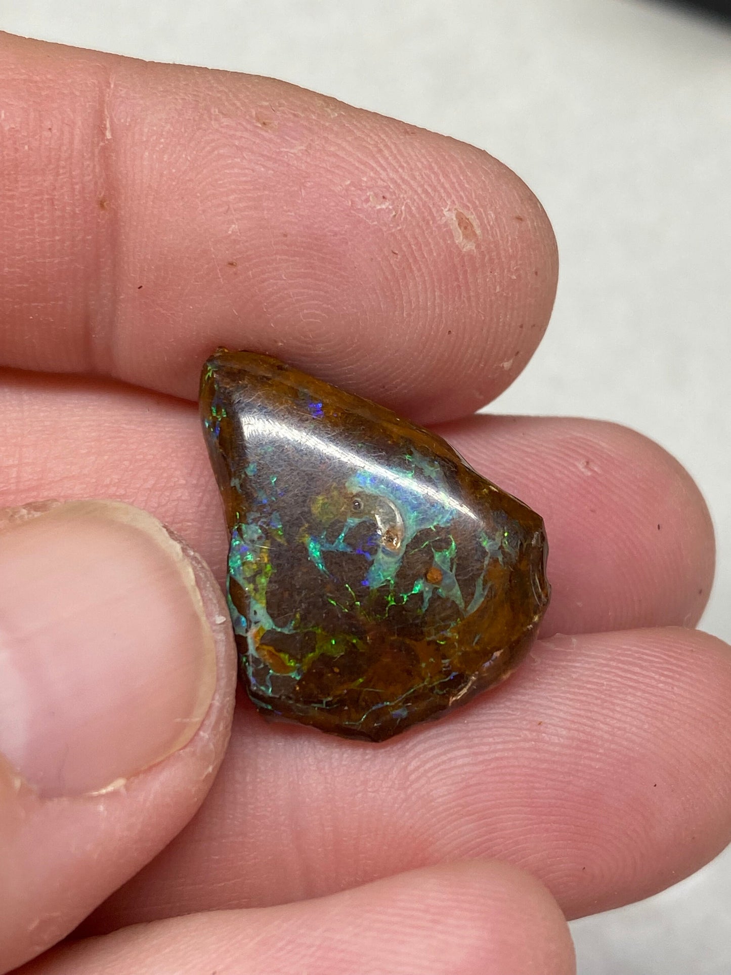 Purple Boulder Opal - beautiful, raw, organic