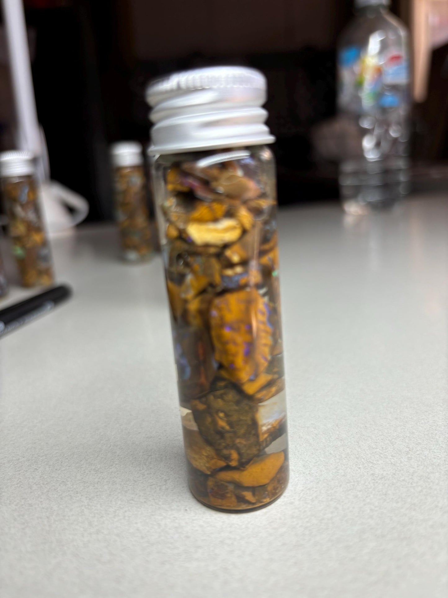chip jar - boulder opal