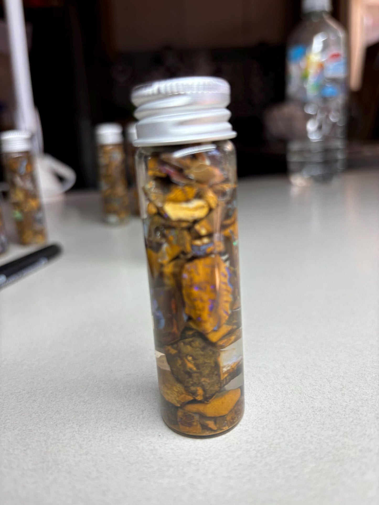 chip jar - boulder opal