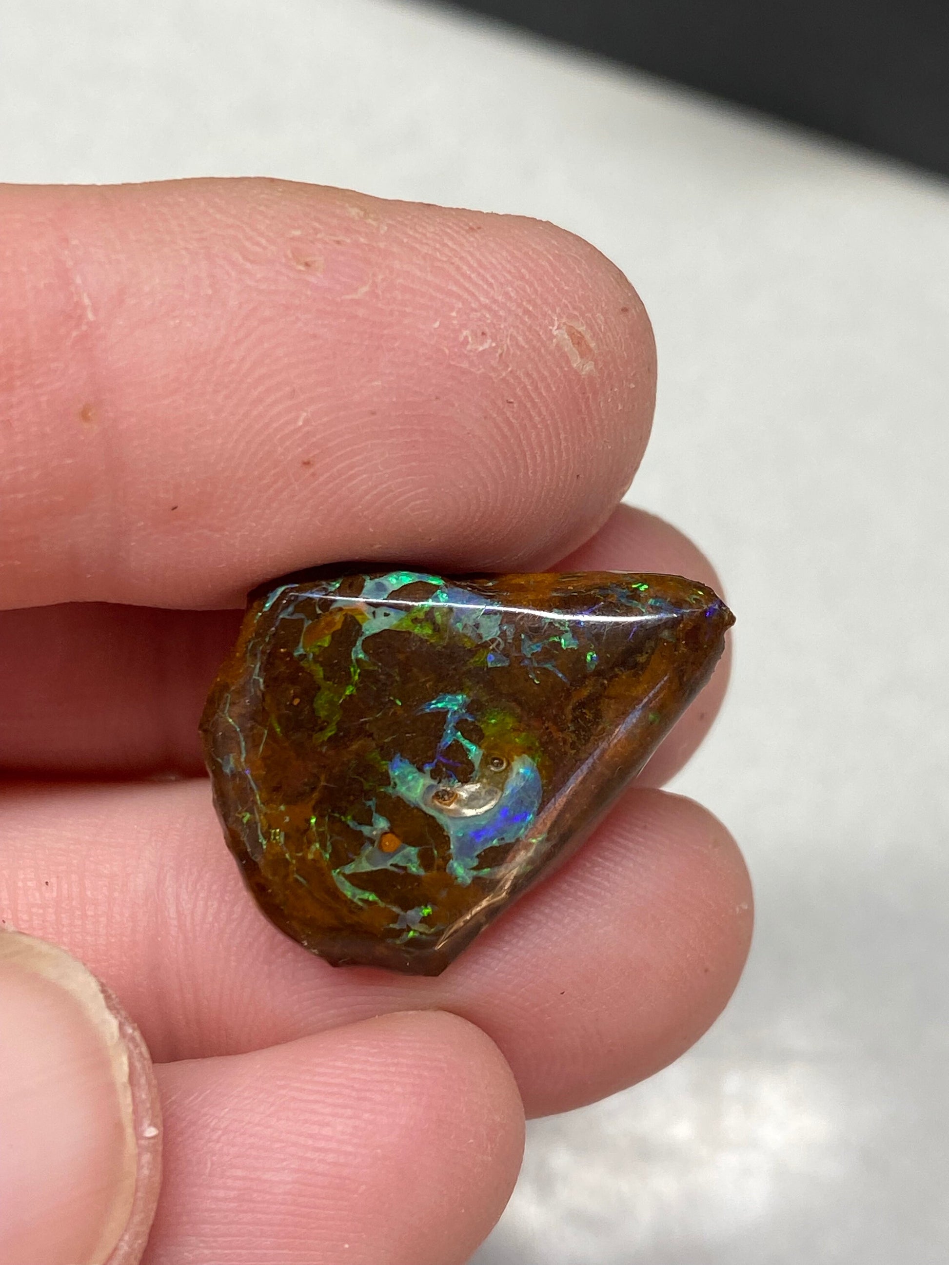 Purple Boulder Opal - beautiful, raw, organic