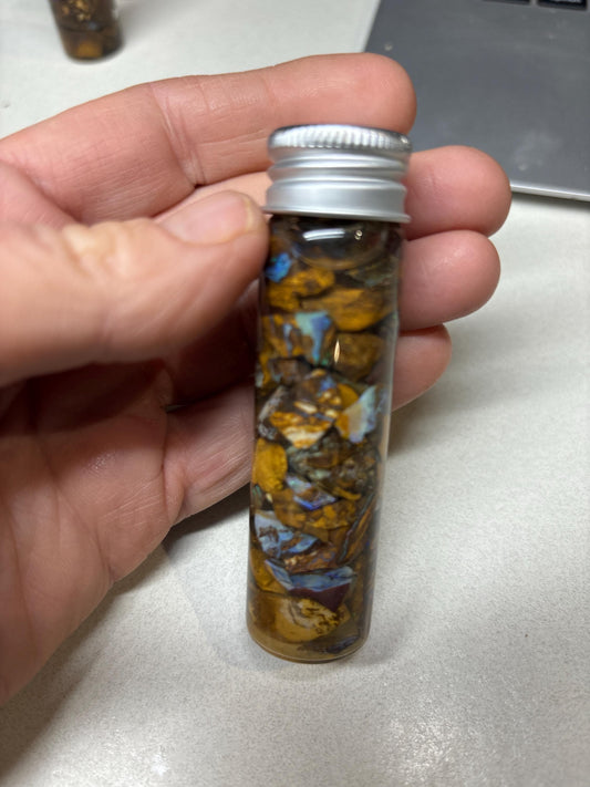 chip jar - boulder opal