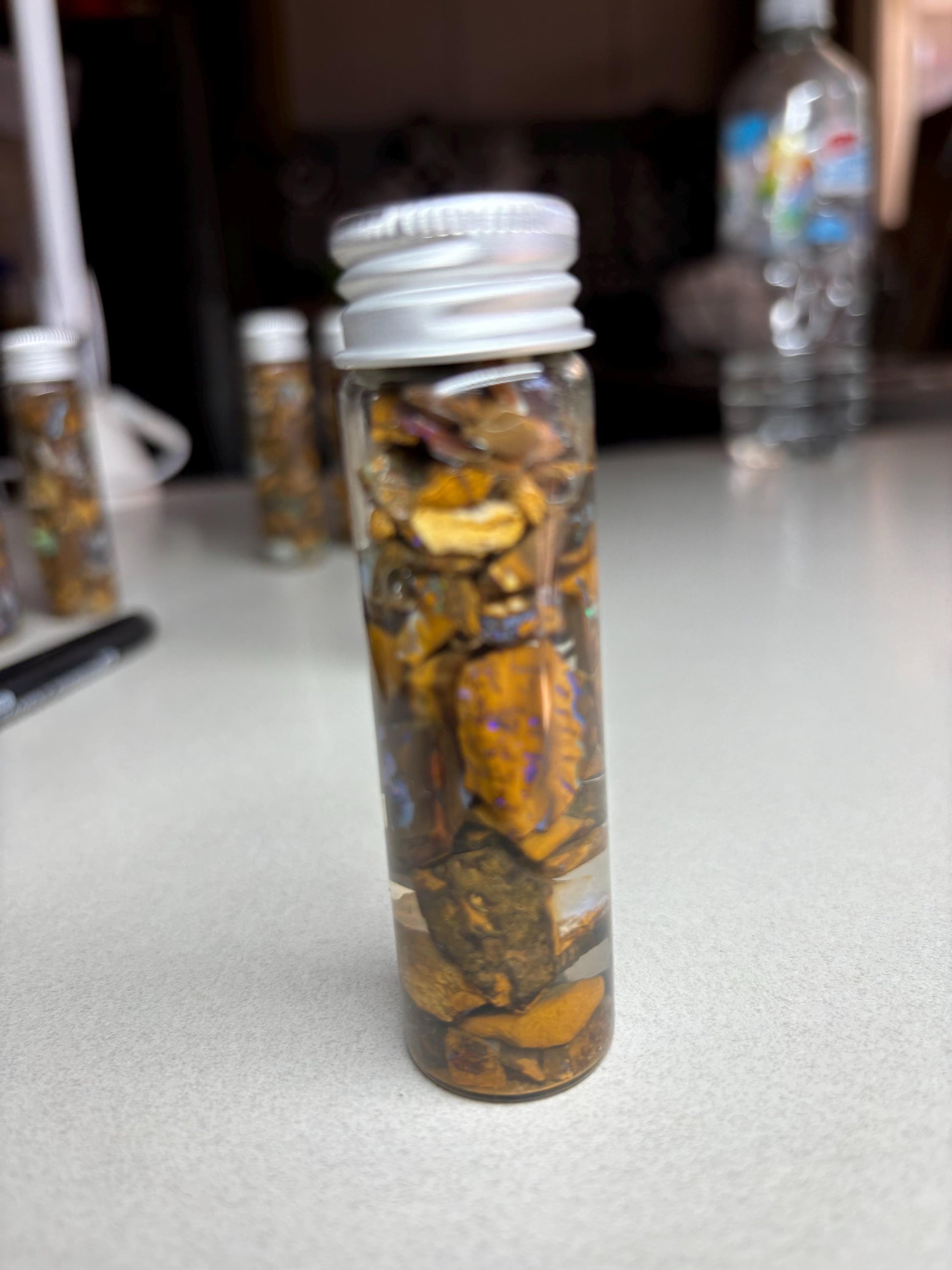 chip jar - boulder opal