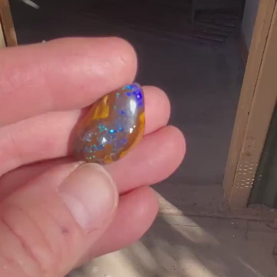 Purple Boulder Opal