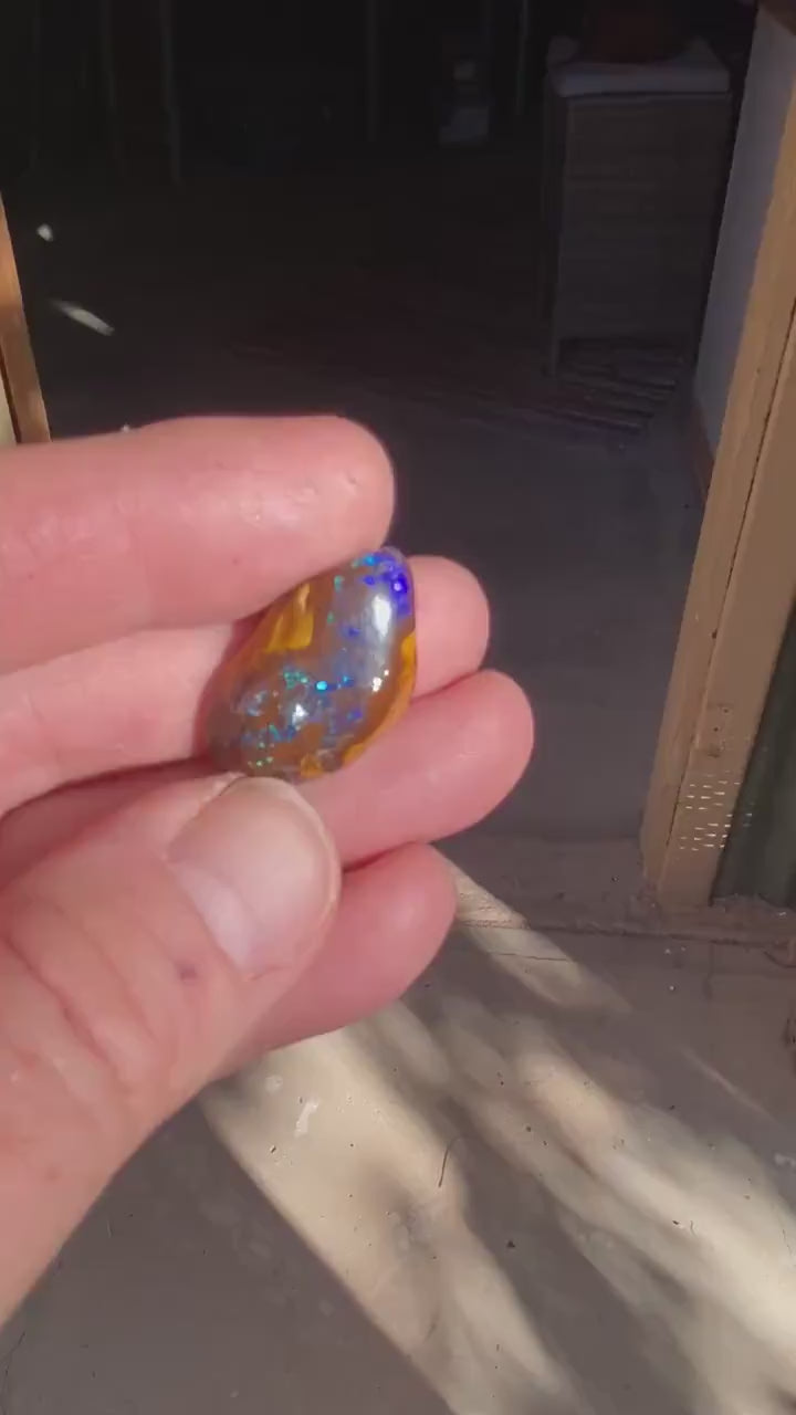 Purple Boulder Opal